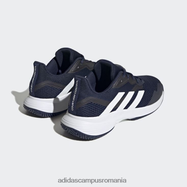 adidas campus romania pantofi tenis courtjam control bleumarin unisex bleumarin/alb J266N212565