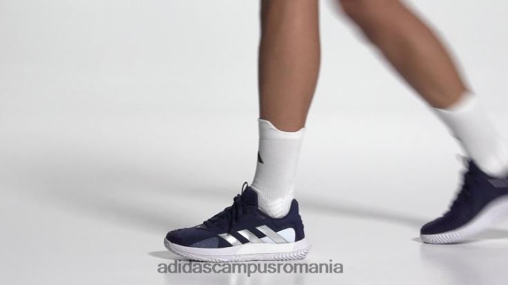 adidas campus romania pantofi tenis solematch control bleumarin unisex bleumarin/argintiu/alb J266N212548