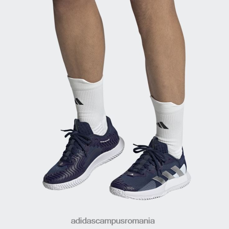 adidas campus romania pantofi tenis solematch control bleumarin unisex bleumarin/argintiu/alb J266N212548