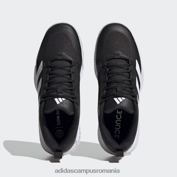 adidas campus romania pantofi adidas negri court team bounce 2.0 unisex alb negru J266N212549