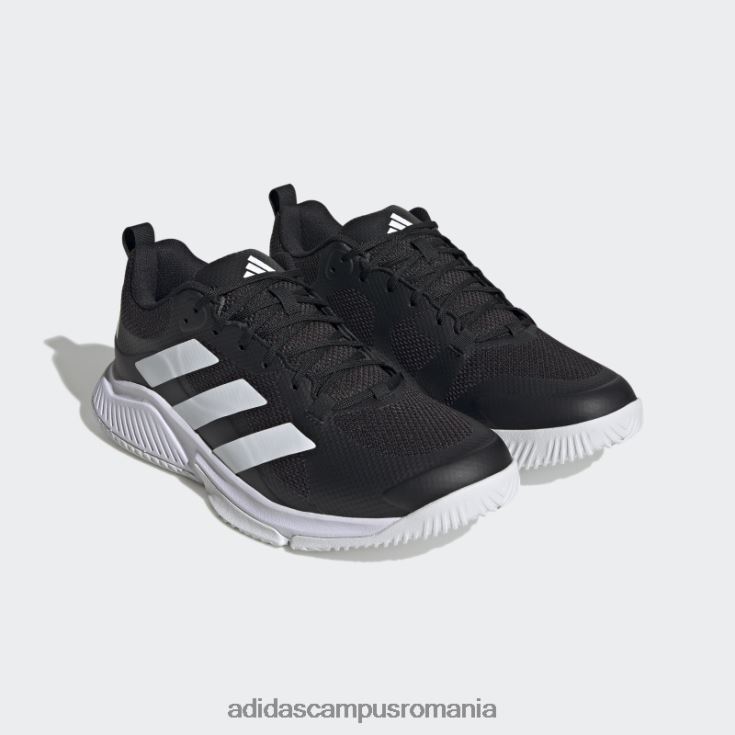 adidas campus romania pantofi adidas negri court team bounce 2.0 unisex alb negru J266N212549