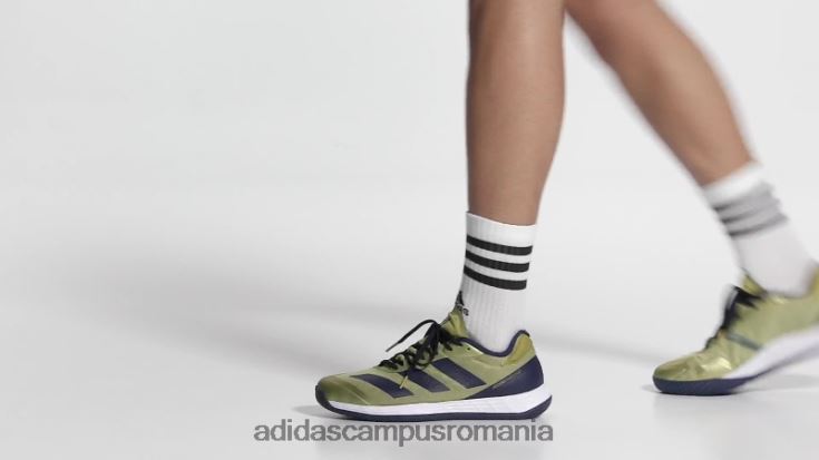 adidas campus romania pantofi adizero fastcourt aurii metalici unisex auriu metalic/albastru marin/alb J266N212791