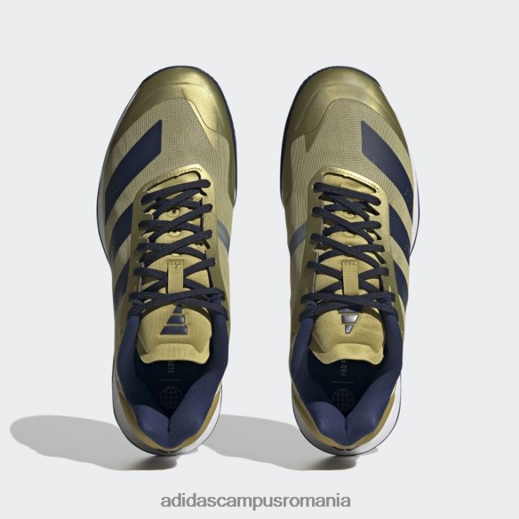 adidas campus romania pantofi adizero fastcourt aurii metalici unisex auriu metalic/albastru marin/alb J266N212791